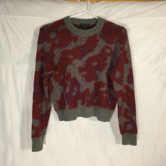 Rag & Bone Leopard Print Mohair Sweater Size XXS - Picture 3 of 10